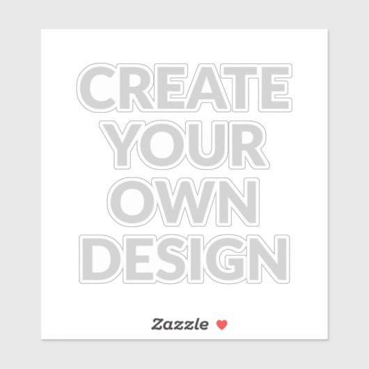 Sticker Simplement - Créez le Vôtre (Feuille)