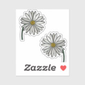 Sticker Simplement des marguerites (Feuille)