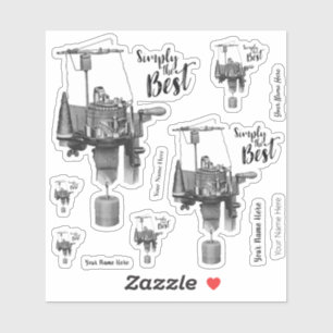 Sticker Simplement la meilleure personnalisation Sock Tric