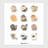 Sticker Singe (Feuille)
