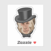 Sticker Singe avec Cylindre (Feuille)