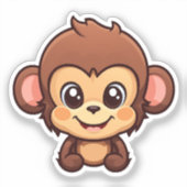 Sticker Singe caricaturale (Recto)