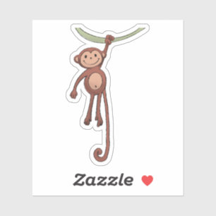 Sticker Singe heureux