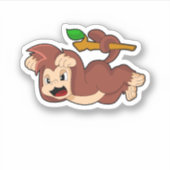 Sticker Singe rugissant (Devant)