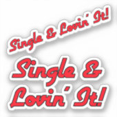 Sticker Single & Lovin' It ! Livre de rebut (Recto)
