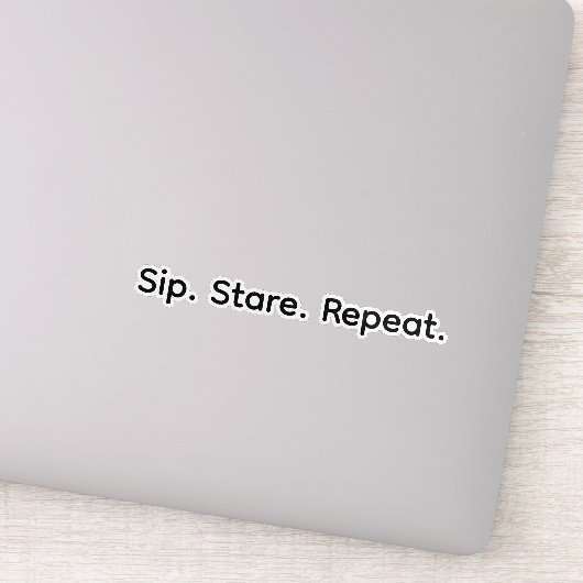 Sticker Siper. Fixer. Répéter. (Détail)