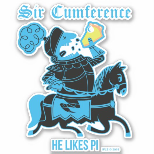Sticker Sir Cumference... (Devant)