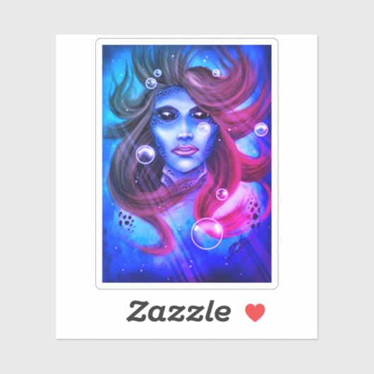 Sticker Sirène (Feuille)