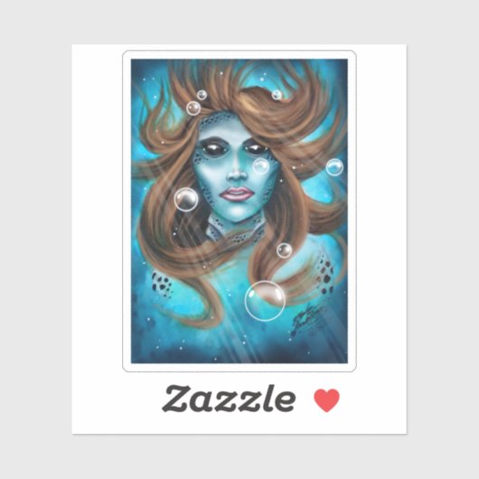 Sticker Sirène (Feuille)