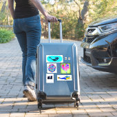 Sticker sirènes amour coeur om jolly roger (Valise Insitu)