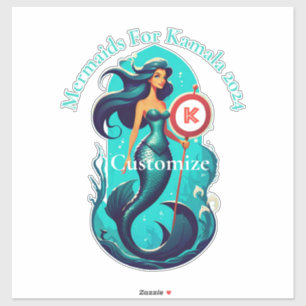 Sticker Sirènes Pour Kamala 2024 Thunder_Cove