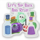 Sticker Sirotons Et Relaxons - Potions d'Halloween (Devant)