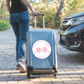 Sticker Site Crochet Crochet Nom commercial personnalisé (Valise Insitu)