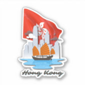 Sticker Site de Hong Kong City (Devant)