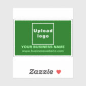 Sticker Site Web d'affaires sur le bâton de vinyle rectang (Feuille)