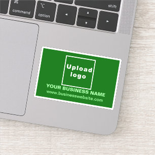Sticker Site Web d'affaires sur le bâton de vinyle rectang