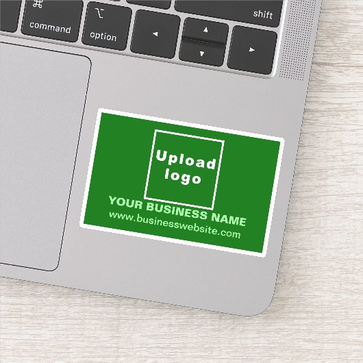Sticker Site Web d'affaires sur le bâton de vinyle rectang (Détail)
