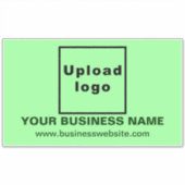 Sticker Site Web sur le grand rectangle vert clair Vinyl (Devant)