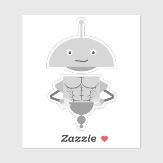 Sticker Six Pack Mia (Feuille)