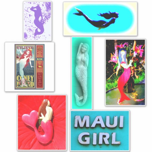 Sticker six sirènes (Devant)