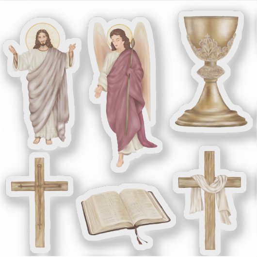 STICKER SIX THÈME CRISTIEN (Devant)