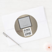 Sticker Sjabloon Generiek Bruin (Envelop)