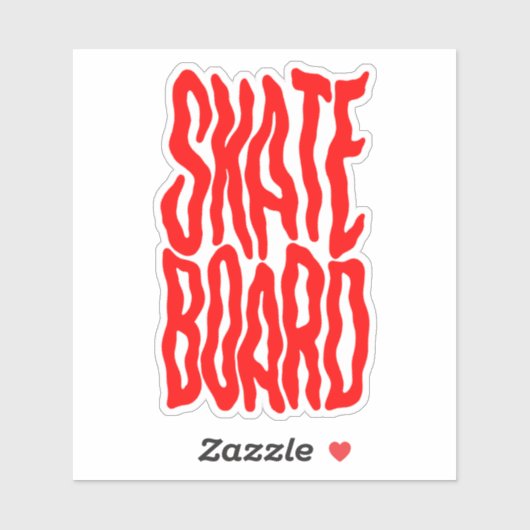 Sticker Skateboard (Feuille)