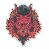 Sticker Skateboard Red Devil (Devant)