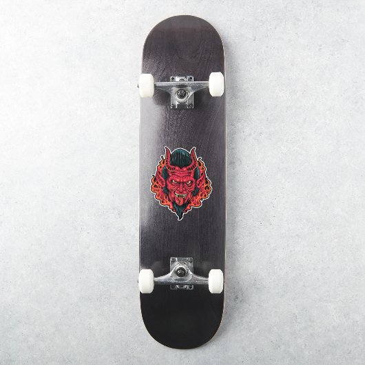 Sticker Skateboard Red Devil (Skateboard)