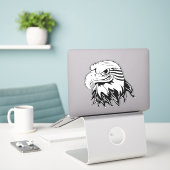 Sticker Skateboard Smild Eagle (Ordinateur portable sur le bureau)