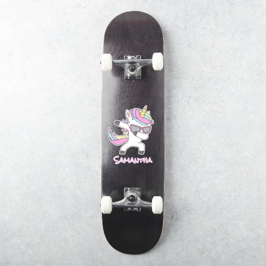 Sticker Skateboard Unicorn Cool Rainbow (Skateboard)