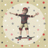 Sticker Skateboardeur (Recto)