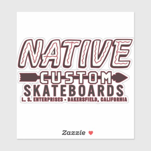 STICKER SKATEBOARDS NATIFS (Feuille)