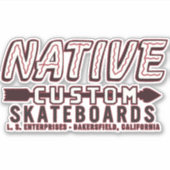 STICKER SKATEBOARDS NATIFS (Devant)
