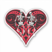 Sticker Skeleton Couple (Devant)