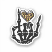 Sticker Skeleton Heart Hands Classic (Recto)