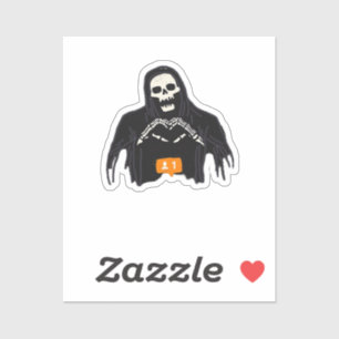 Sticker Skeleton Pur-Coeur Follower Classic