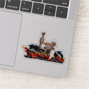 Sticker Skeleton Rider