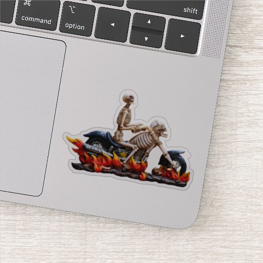 Sticker Skeleton Rider (Détail)