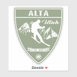 Sticker Ski Alta Utah