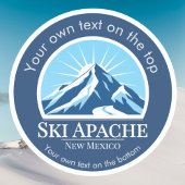 Sticker Ski Apache New Mexico ski resort