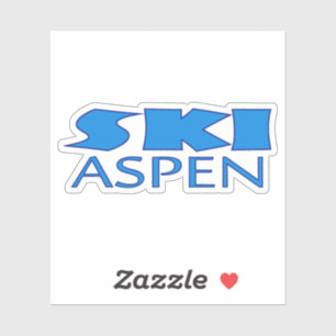 Sticker Ski Aspen, Sticker Aspen, Colorado,