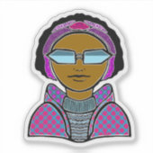 Sticker Ski d'hiver (Devant)