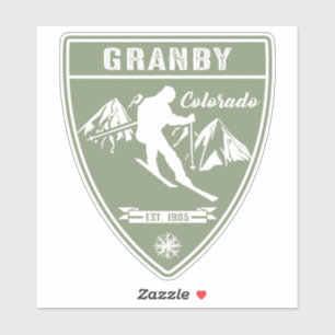 Sticker Ski Granby Colorado