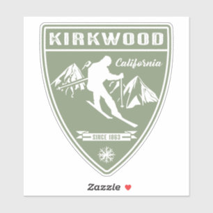 Sticker Ski Kirkwood Californie