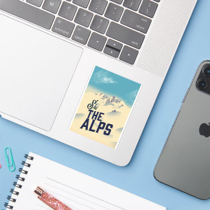 Sticker Ski Les Alpes
