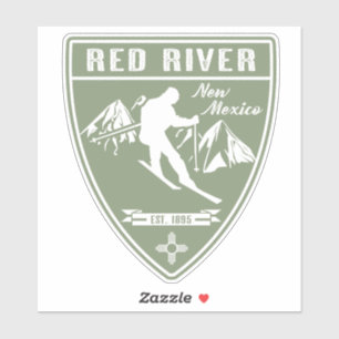 Sticker Ski Red River Nouveau-Mexique