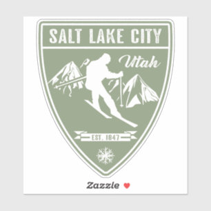 Sticker Ski Salt Lake City Utah