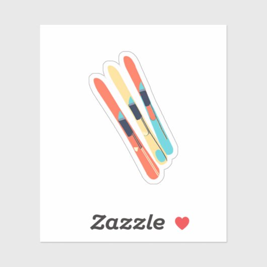 Sticker Skis (Feuille)