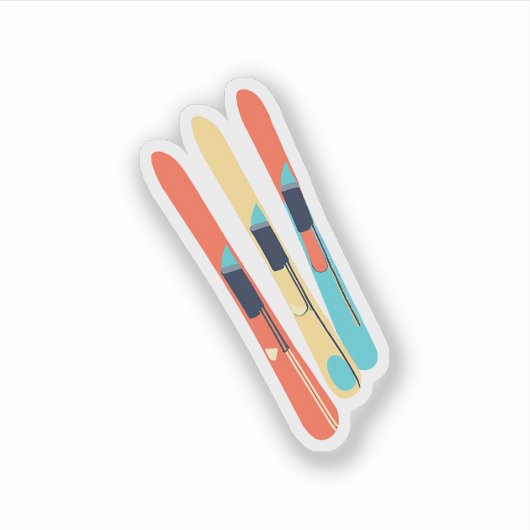 Sticker Skis (Devant)
